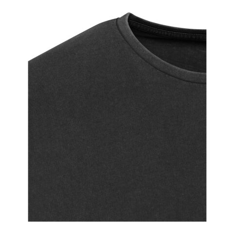 Nanaimo 160 g/m2 short sleeve washed women's t-shirt Standard | Solid black | L | No Branding | not available | not available | not available