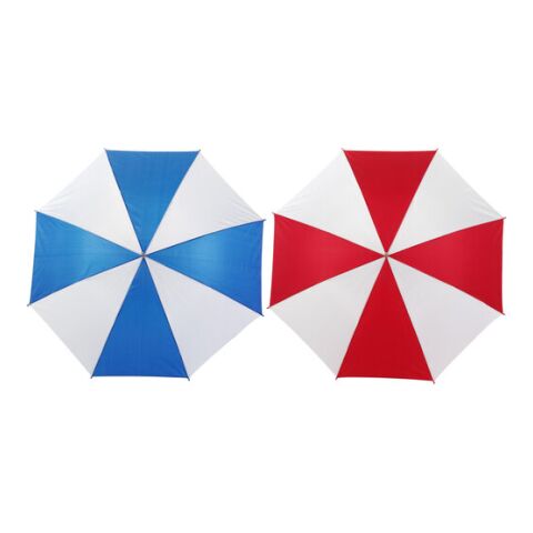 Polyester (190T) umbrella Russell red/white | No Branding | not available | not available