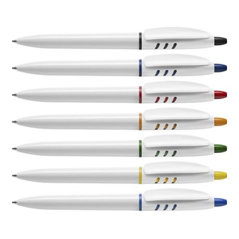 Stilolinea S30 plastic ballpen white/black | No Branding | not available | not available