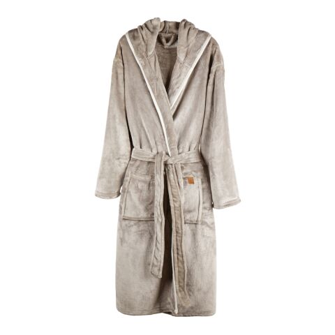 VINGA Louis luxury plush RPET robe size L-XL grey | No Branding | not available | not available | not available