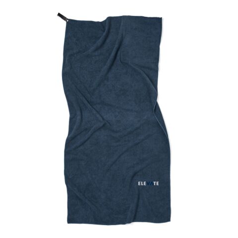 VINGA GRS RPET active dry towel 140 x 70cm blue | No Branding | not available | not available | not available