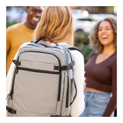 Galindo Backpack 22L rPET. Side Handle. Fits 17" Laptop Grey