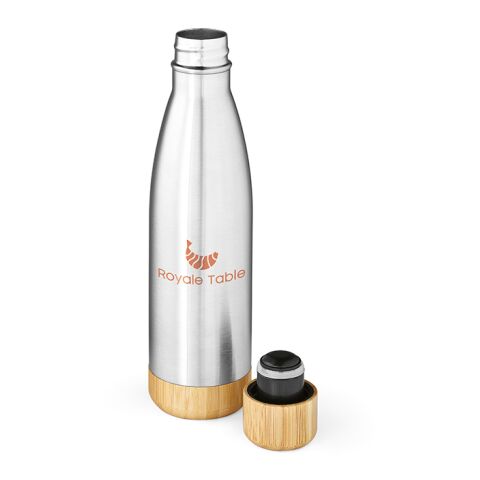 Congo Bottle rSS and Bamboo 780ml. Double wall and Leakproof Silver | No Branding | not available | not available | not available