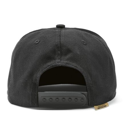 Cornell Cap Recycled Cotton 180 gsm  Black | Without Branding