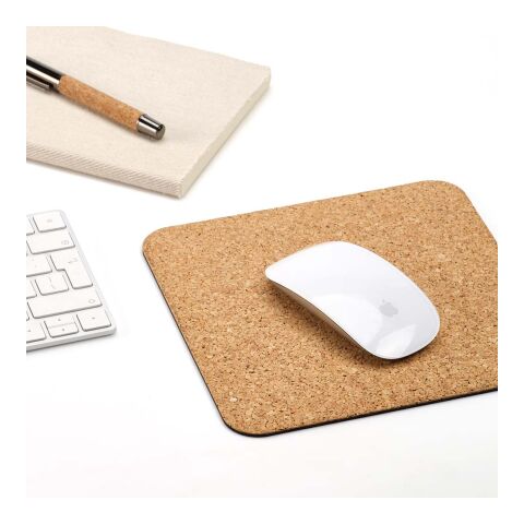 Saramago square cork mouse pad. Made in Portugal Natural | No Branding | not available | not available | not available