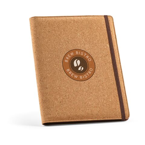 Kafka A4 Folder Cork. 64 FSC sheet notepad and elastic closure Natural | No Branding | not available | not available | not available