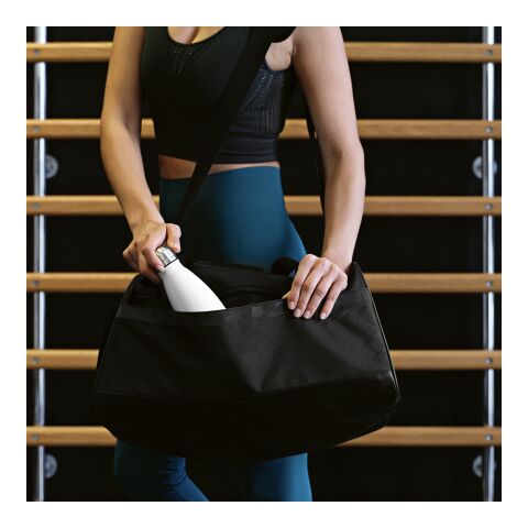 São Paulo M Gym Bag 25L rPET ripstop. Reflective strips Black | No Branding | not available | not available | not available
