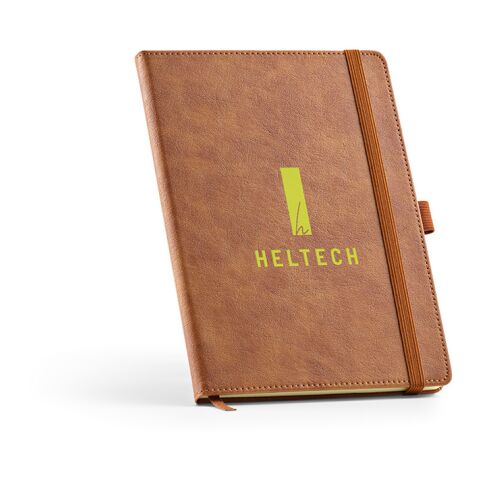 Howthorne A5 Notebook rPU cover. 70gsm FSC 196 pages Light brown | No Branding | not available | not available | not available