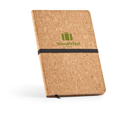 Goethe A5 Notebook Cork cover. 70gsm Recycled 196 pages  Natural | No Branding | not available | not available | not available