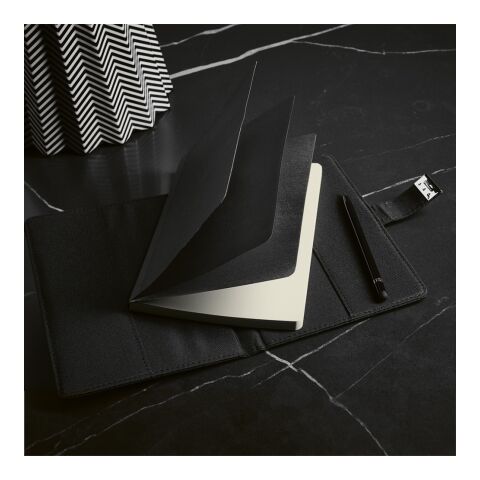 Melville A5 Notebook rPET. Metal lock and 70gsm FSC 192 pages Black | No Branding | not available | not available | not available