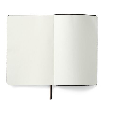 Sartre A5 Soft cover notebook rPU. 80gsm FSC 196 pages Black | No Branding | not available | not available | not available