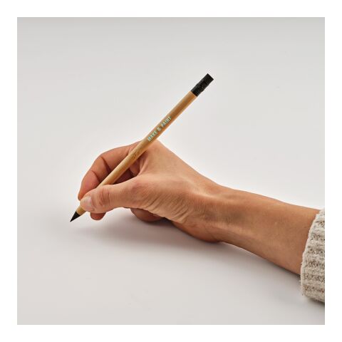 Kerouac Inkless Pen Bamboo with graphite tip and eraser Natural | No Branding | not available | not available | not available