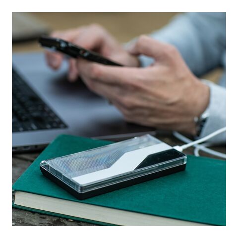 Voltix Powerbank rABS 10000mAh.18W. LED Display Solid black | No Branding | not available | not available | not available