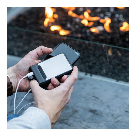 Ampx Powerbank rABS 6000 mAh. 18W. Charges phone 2-3 times Solid black | No Branding | not available | not available | not available