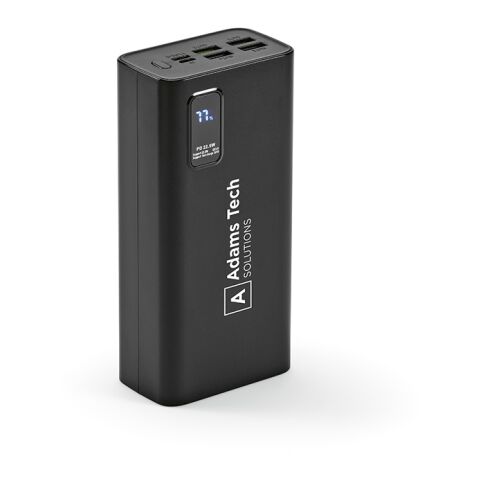 Hertz Powerbank rABS 30000mAh. LED display. 22.5W Charges laptop Solid black | No Branding | not available | not available | not available