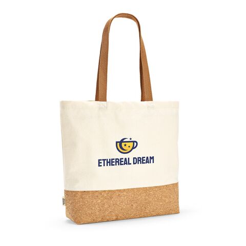 Vinson Shopping Bag rCotton 220gsm and Cork Natural | No Branding | not available | not available | not available