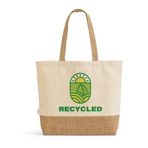 Mauna Kea Shopping Bag rCotton 220gsm and Jute 275gsm Natural | No Branding | not available | not available | not available