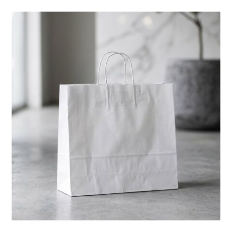 Etna XL White FSC® Kraft Bag. 100gsm. Made in Portugal White | No Branding | not available | not available | not available