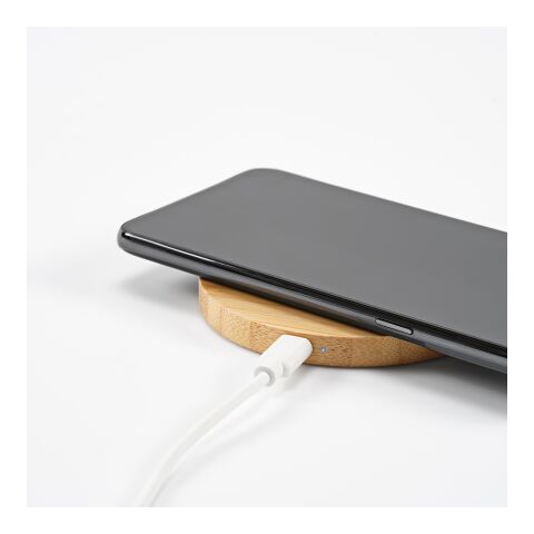 Kepler Wireless Charger Bamboo 15W. USB-C Port Natural | No Branding | not available | not available | not available