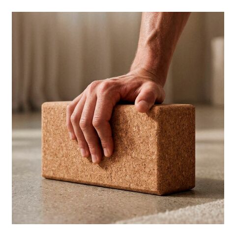 Harvey cork yoga block. Made in Portugal Natural | No Branding | not available | not available | not available