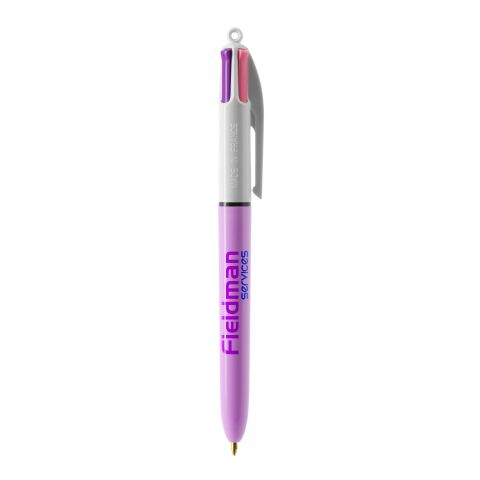 BIC 4-colour fashion pen White-Purple pastel | No Branding | not available | not available