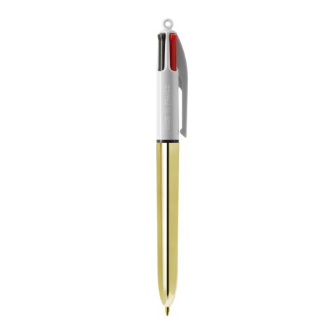 BIC 4 Colours Shine Pen White-gold | No Branding | not available | not available