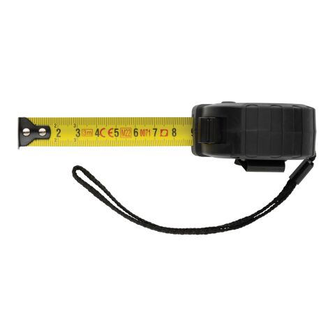 3M/16 mm measuring tape with stop button, RCS-recycled plastic black | No Branding | not available | not available
