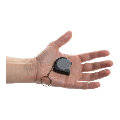 MeasureMate RCS reycled ABS 1 meter tape keychain grey | No Branding | not available | not available