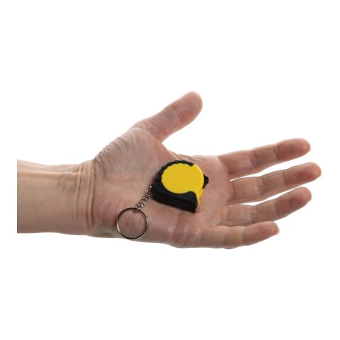 MeasureMate RCS reycled ABS 1 meter tape keychain yellow | No Branding | not available | not available