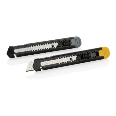 Refillable RCS recycled plastic snap-off knife grey | No Branding | not available | not available