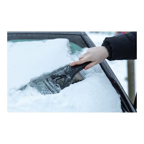 Polard RCS certified recycled plastic 3-in-1 ice scraper black | No Branding | not available | not available