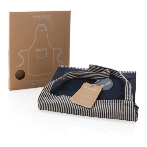 Ukiyo Aware 280gr rcotton deluxe apron navy | No Branding | not available | not available | not available