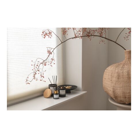 Ukiyo deluxe scented candle with bamboo lid black | No Branding | not available | not available