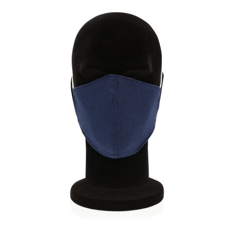 Reusable 2-ply cotton face mask navy | No Branding | not available | not available