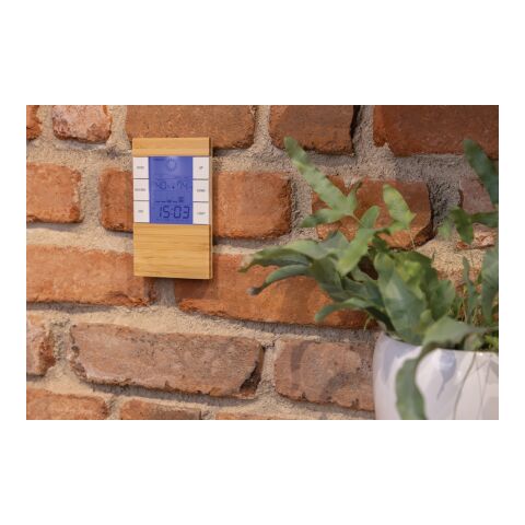 Utah RCS rplastic and FSC® bamboo weather station brown | No Branding | not available | not available