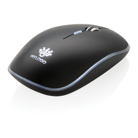 Custom printed Light up logo wireless mouse