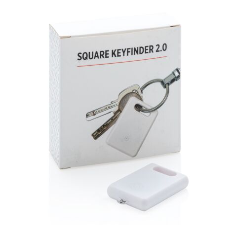 Square key finder 2.0, white White | No Branding | not available | not available