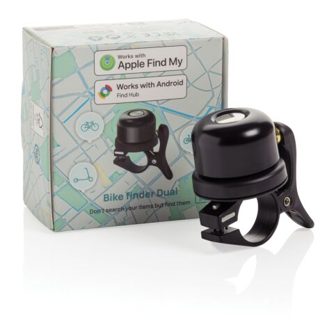 Bike finder Dual RCS bike bell with worldwide locating black | No Branding | not available | not available