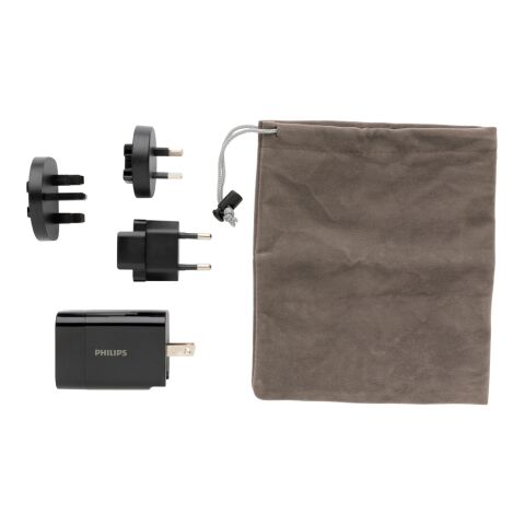 Philips ultra fast PD travel charger black | No Branding | not available | not available