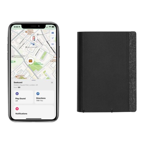 Seekcard RCS rpolyester card wallet with worldwide locating black | No Branding | not available | not available