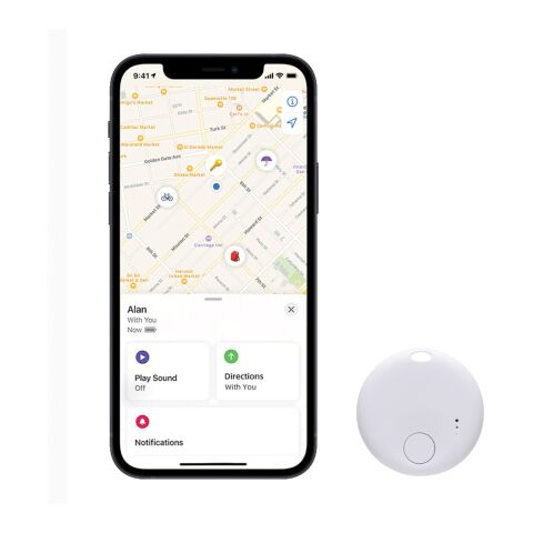 FindMate RCS recycled plastic item finder white | No Branding | not available | not available