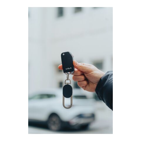 Keyfinder keychain with worldwide locating and USB C black-grey | No Branding | not available | not available