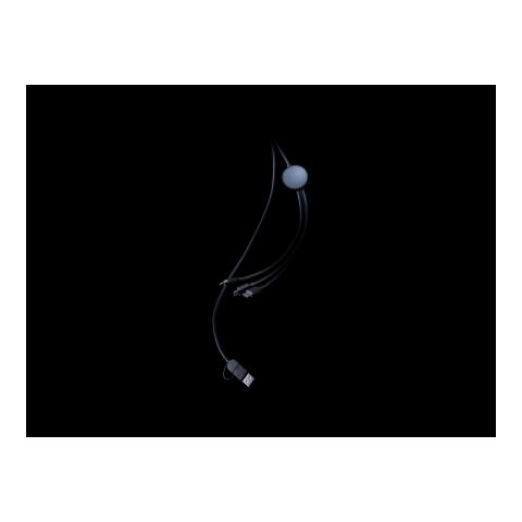 RCS recycled TPE and recycled plastic 6-in-1 cable black | No Branding | not available | not available