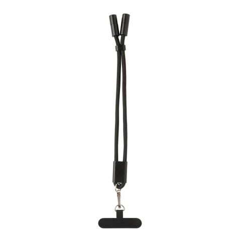 LoopAmp RCS RPET adjustable phone wrist strap 60W cable black | No Branding | not available | not available