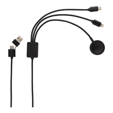 Terra RCS rPET 6-in-1 charging cable with watch charger grey | No Branding | not available | not available