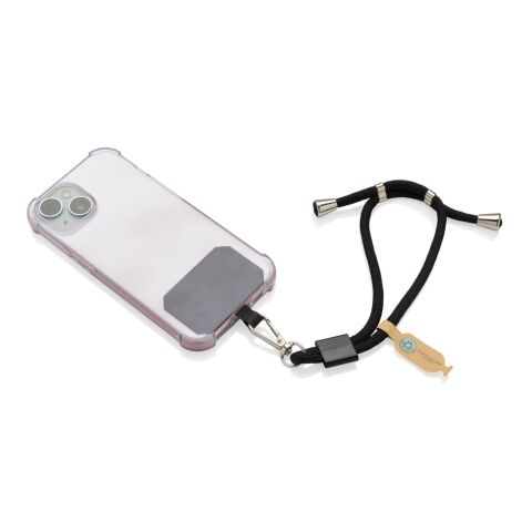 CarryLoop RCS recycled PET adjustable phone holder wristlet black | No Branding | not available | not available