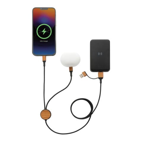 Ohio RCS certified recycled plastic 6-in-1 cable black | No Branding | not available | not available