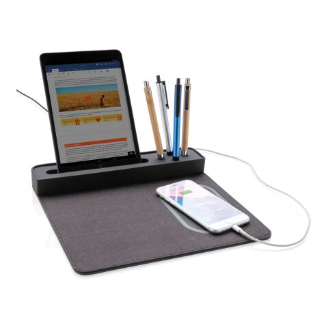 Air mousepad with 5W wireless charging and USB black | No Branding | not available | not available