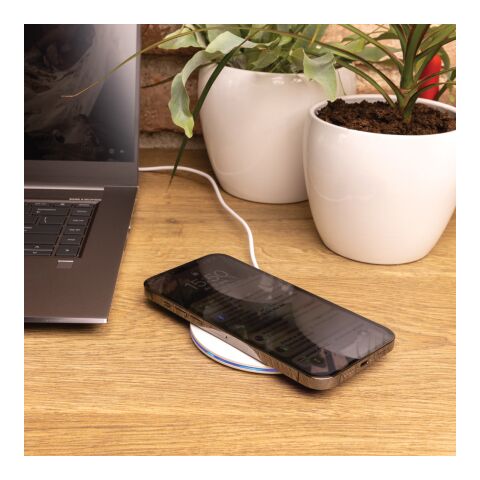 RCS recycled plastic 15W Wireless fast charger White | No Branding | not available | not available
