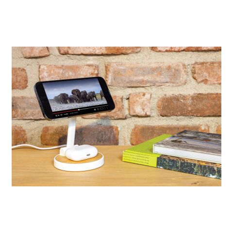Ontario RCS rplastic 15W magnetic charging 2 in 1 stand white | No Branding | not available | not available